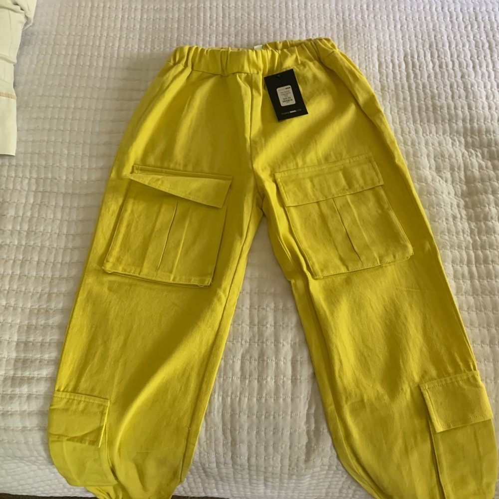Brand new Yellow joggers